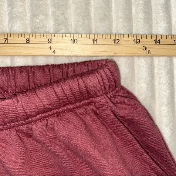 Daily Drills Red Sweatpants with Elastic Cuffs Unisex Joggers - Picture 6 of 6